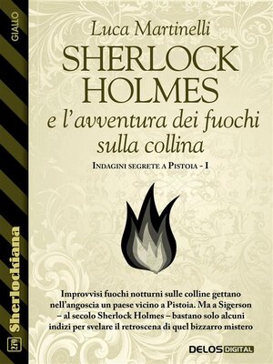 cover image of Sherlock Holmes e l'avventura dei fuochi sulla collina